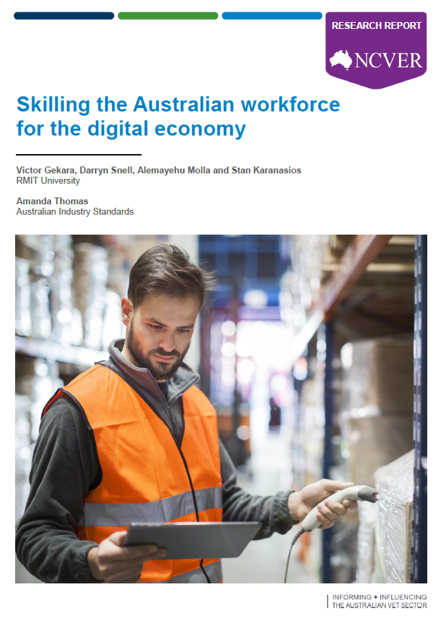 Skilling the Australian workforce for the digital economy cover