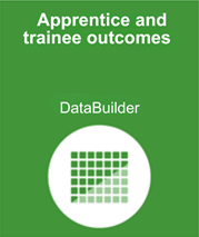 green box linking to the apprentice and trainee outcomes databuilder page