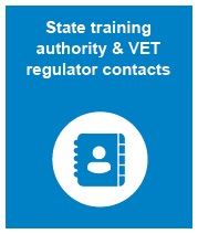 Contact details for each state training authority and national vet regulators