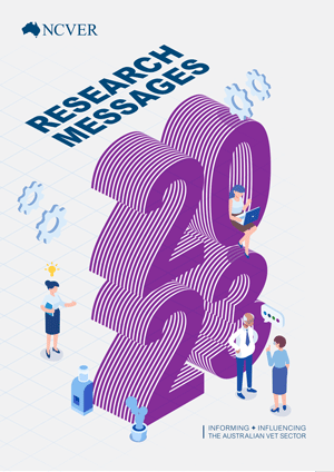 Cover of Research Messages 2023 booklet